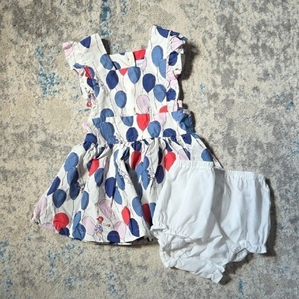 Petit‎ Peony Size 18-24 Months Balloons And Madeline Dress With Bloomers